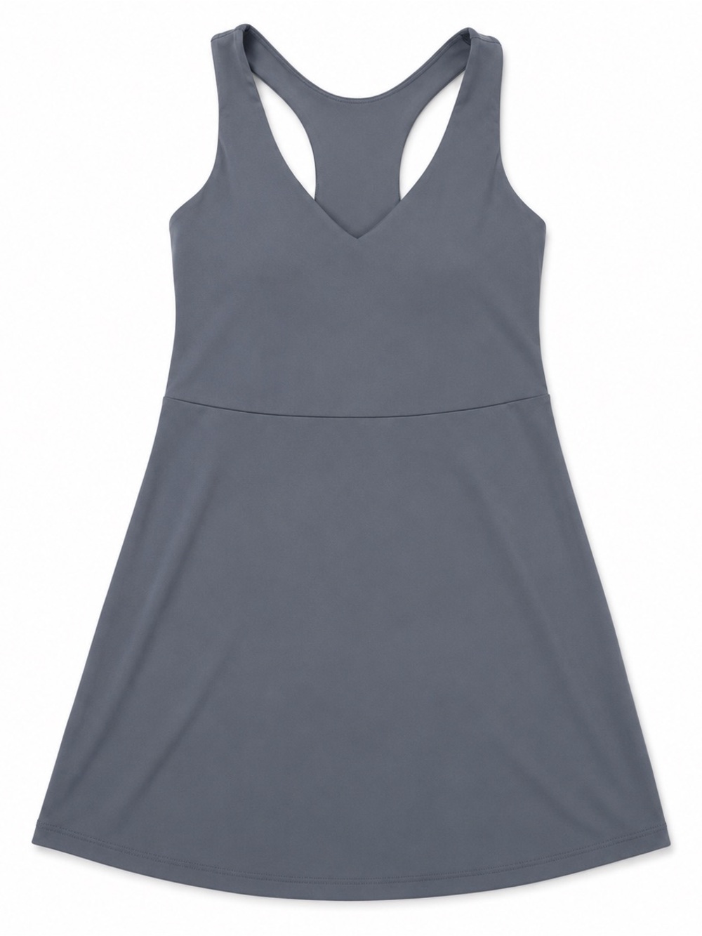 Fabletics Gray Racerback Athletic Dress Estimated Size S